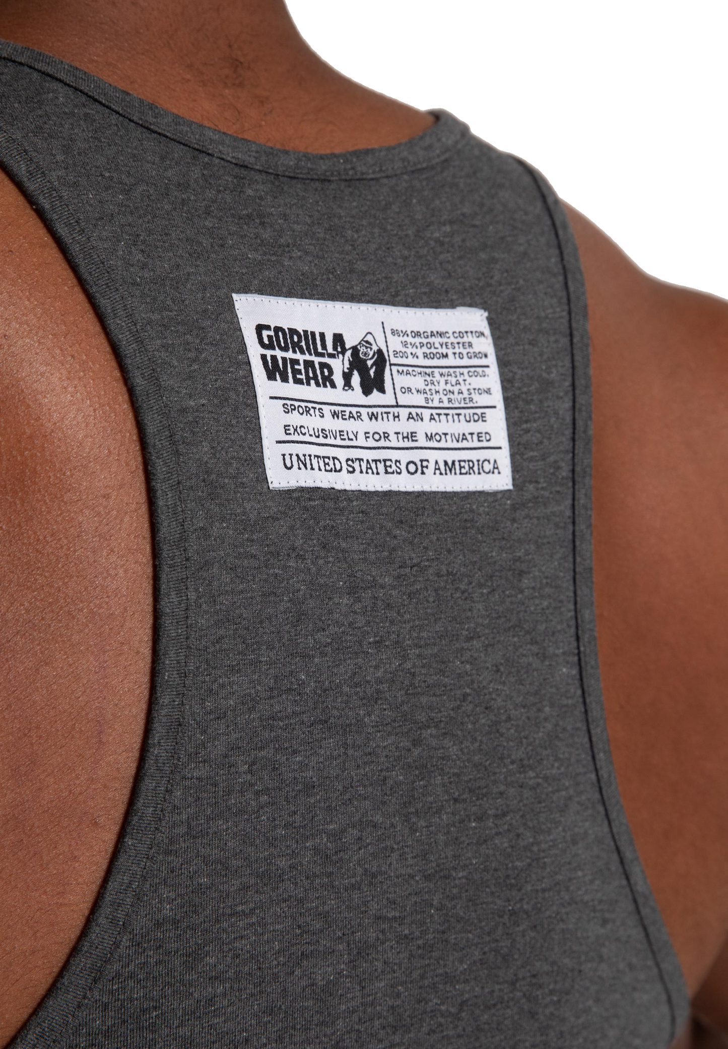 Gorilla Wear Classic linne, mörk grå