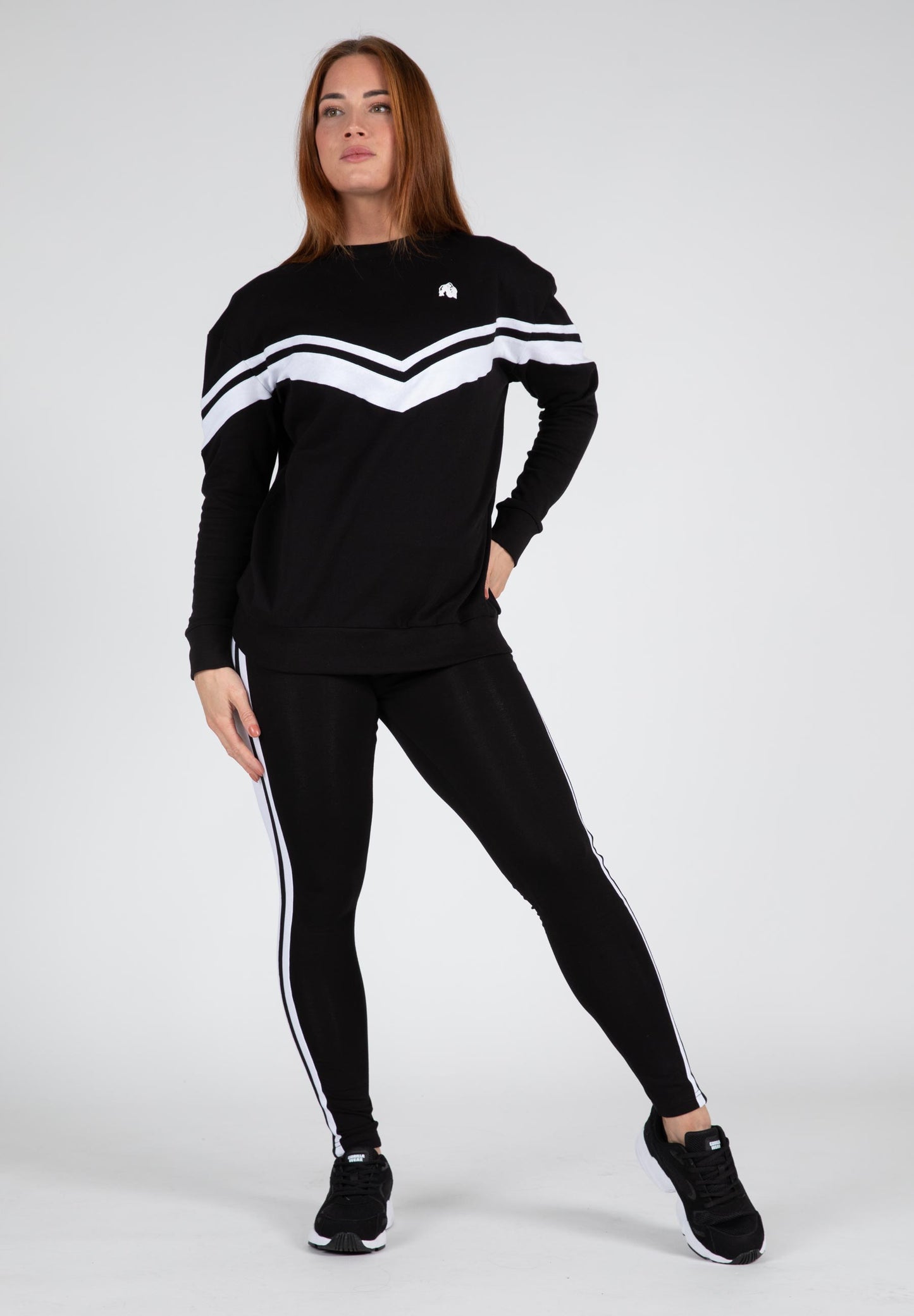 Gorilla Wear Hailey Oversized Sweatshirt, svart