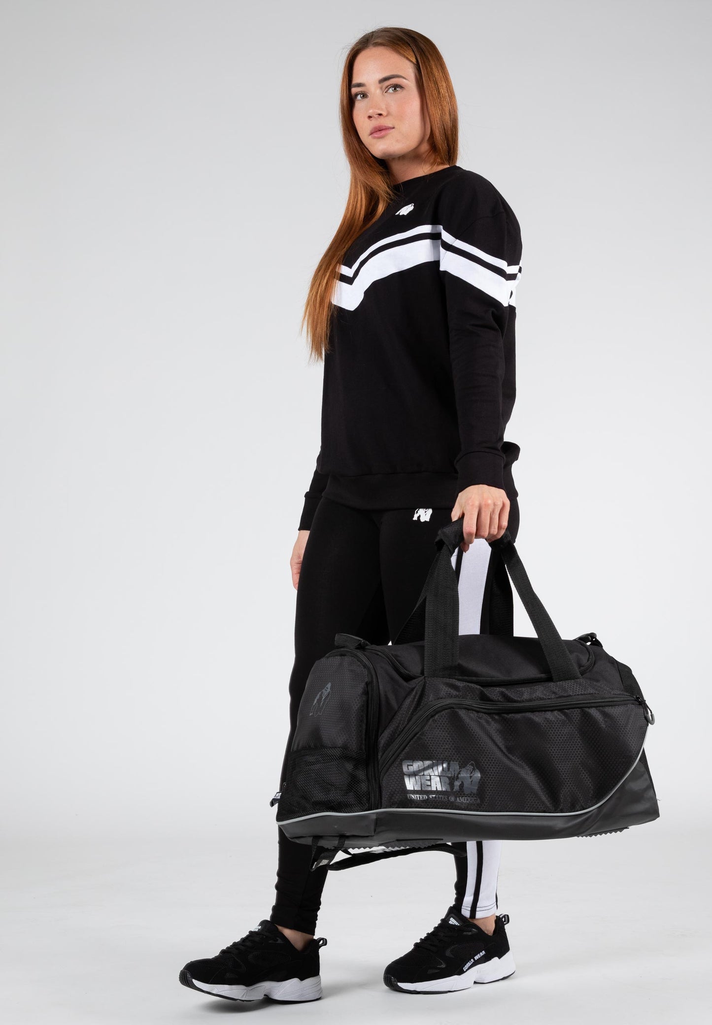 Gorilla Wear Hailey Oversized Sweatshirt, svart