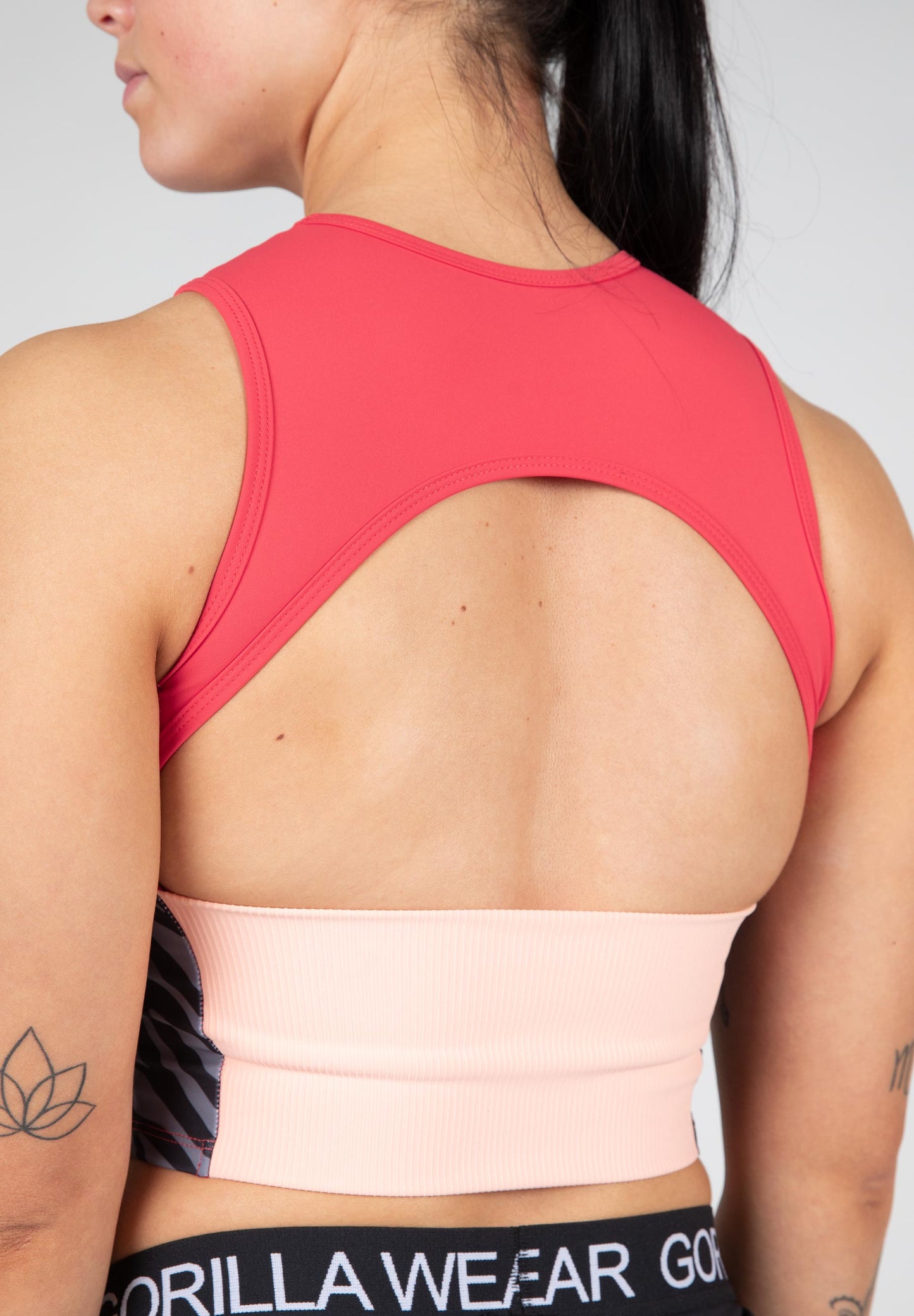 Gorilla Wear Zion Crop Top, röd
