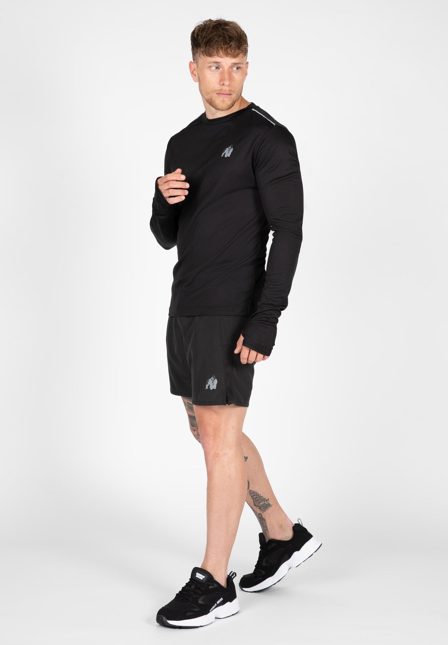 Gorilla Wear Washington Long Sleeve, svart
