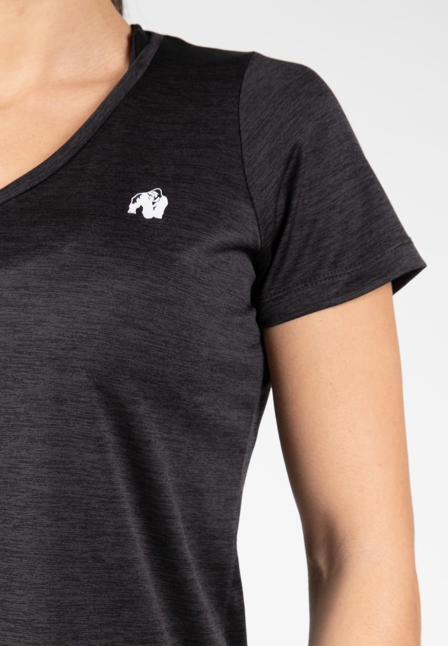 Gorilla Wear Elmira V-Neck T-Shirt, svart