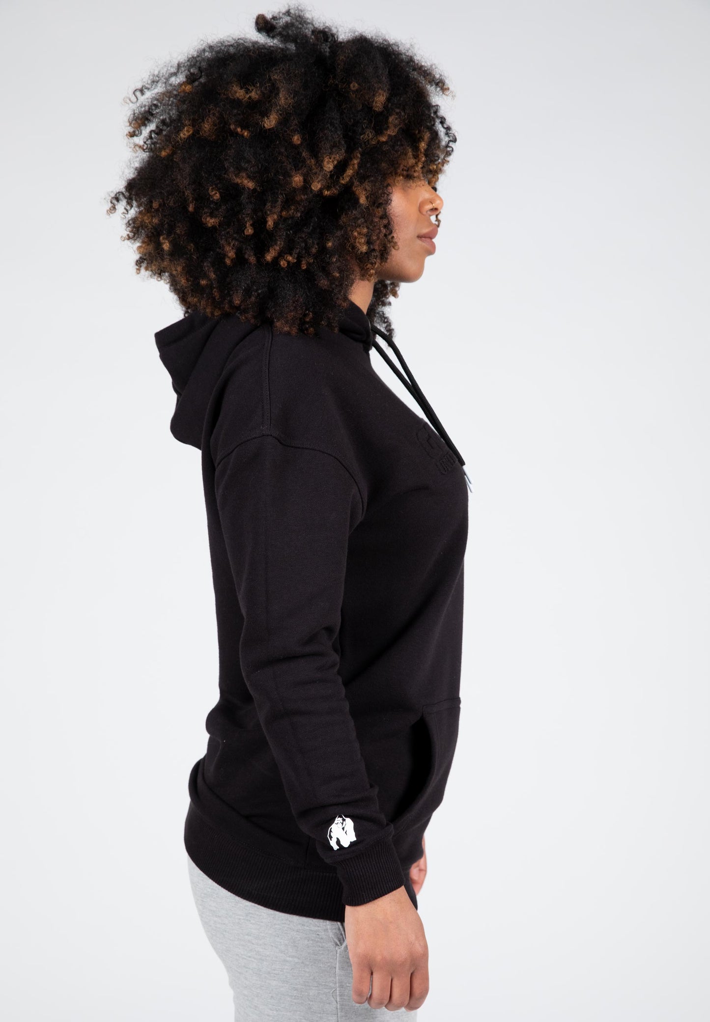 Gorilla Wear Crowley Oversized Women's Hoodie, svart