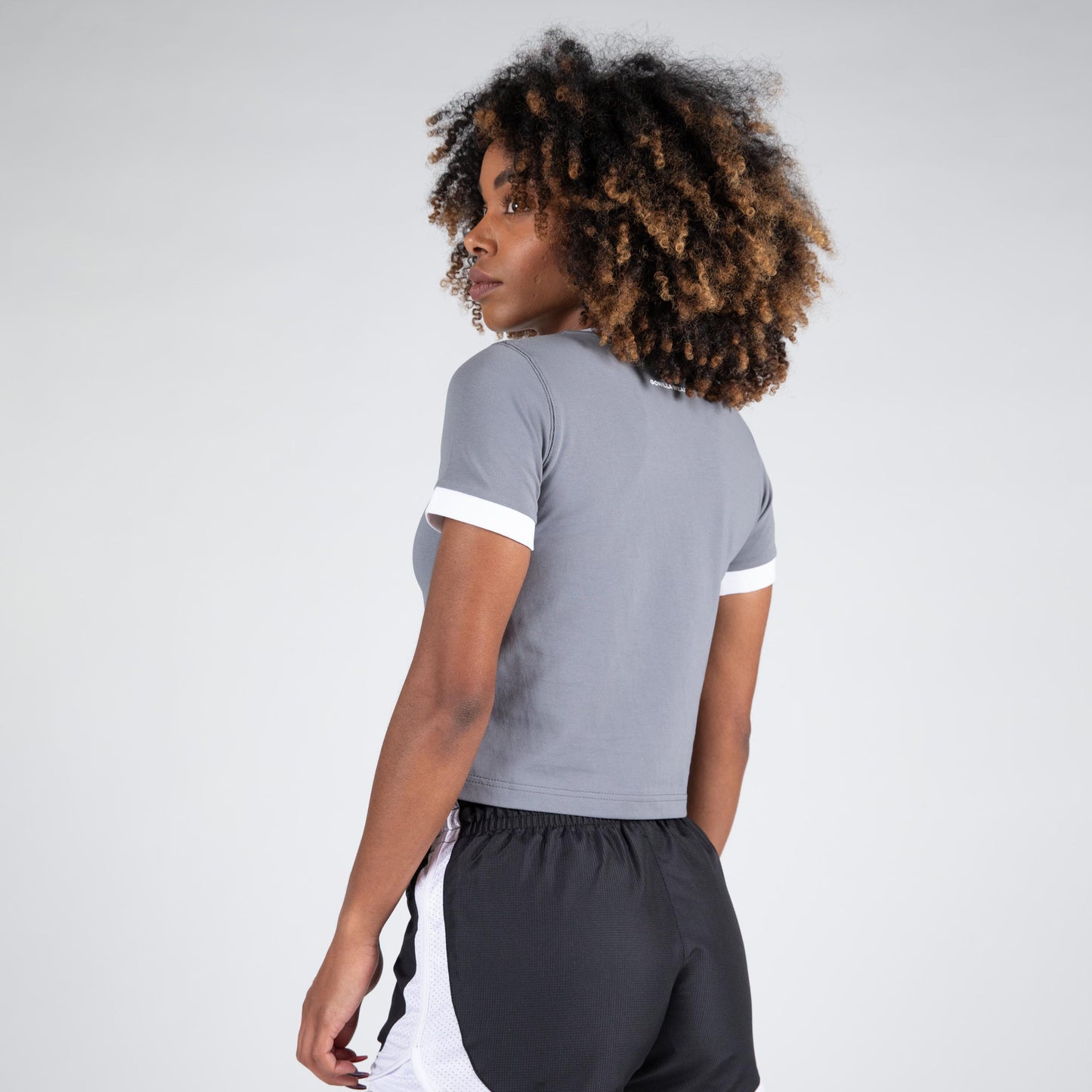 Gorilla Wear New Orleans Cropped T-Shirt, grå