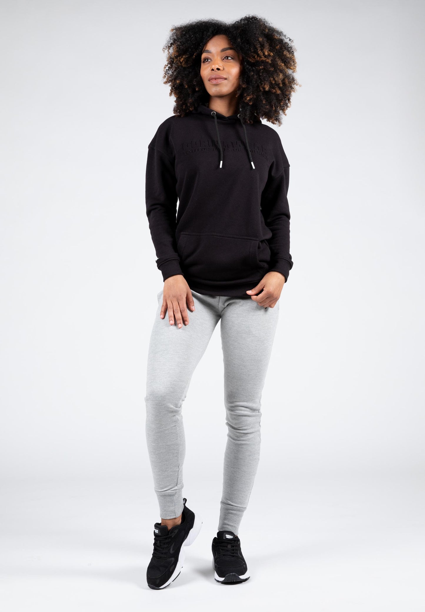 Gorilla Wear Crowley Oversized Women's Hoodie, svart