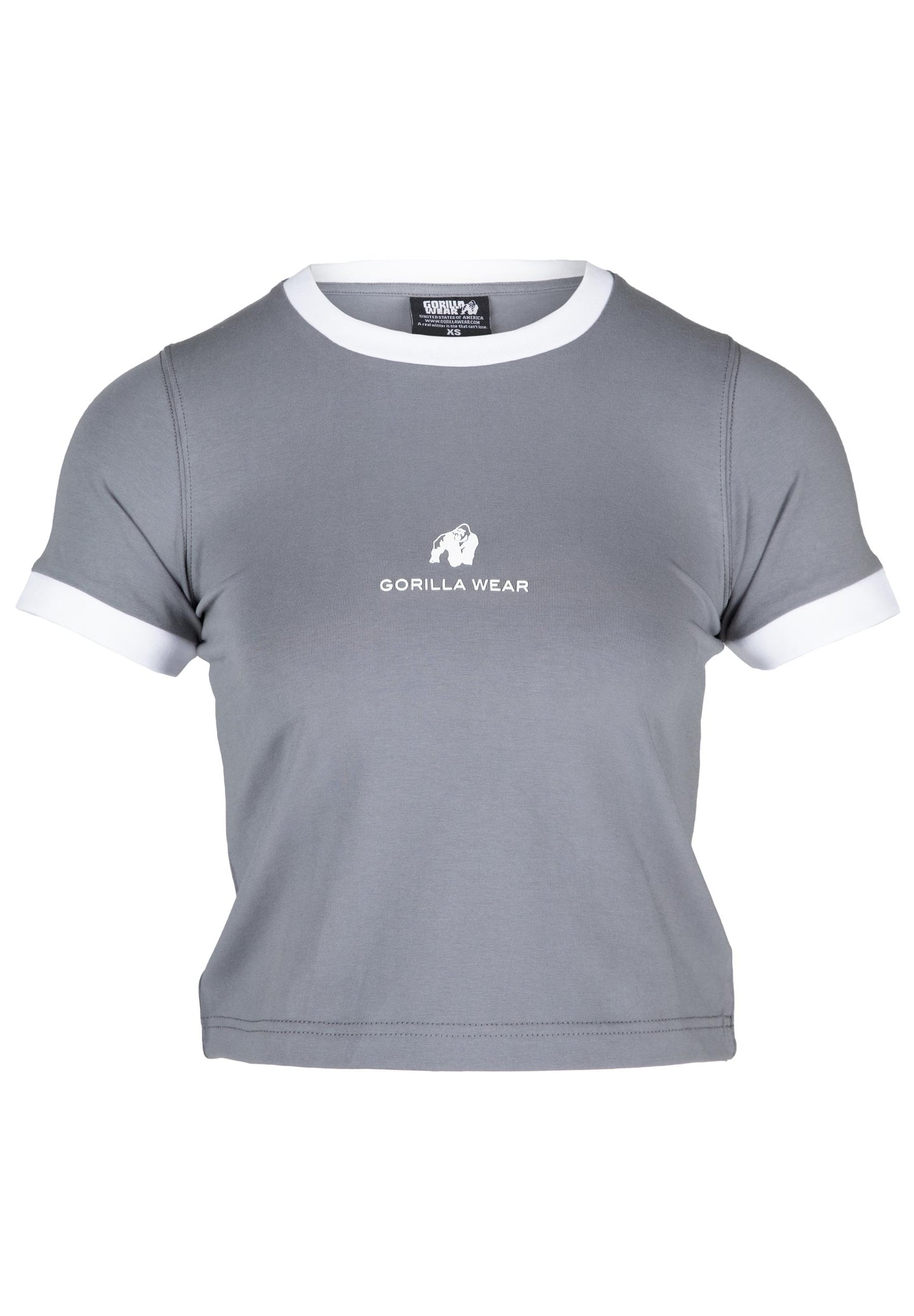 Gorilla Wear New Orleans Cropped T-Shirt, grå