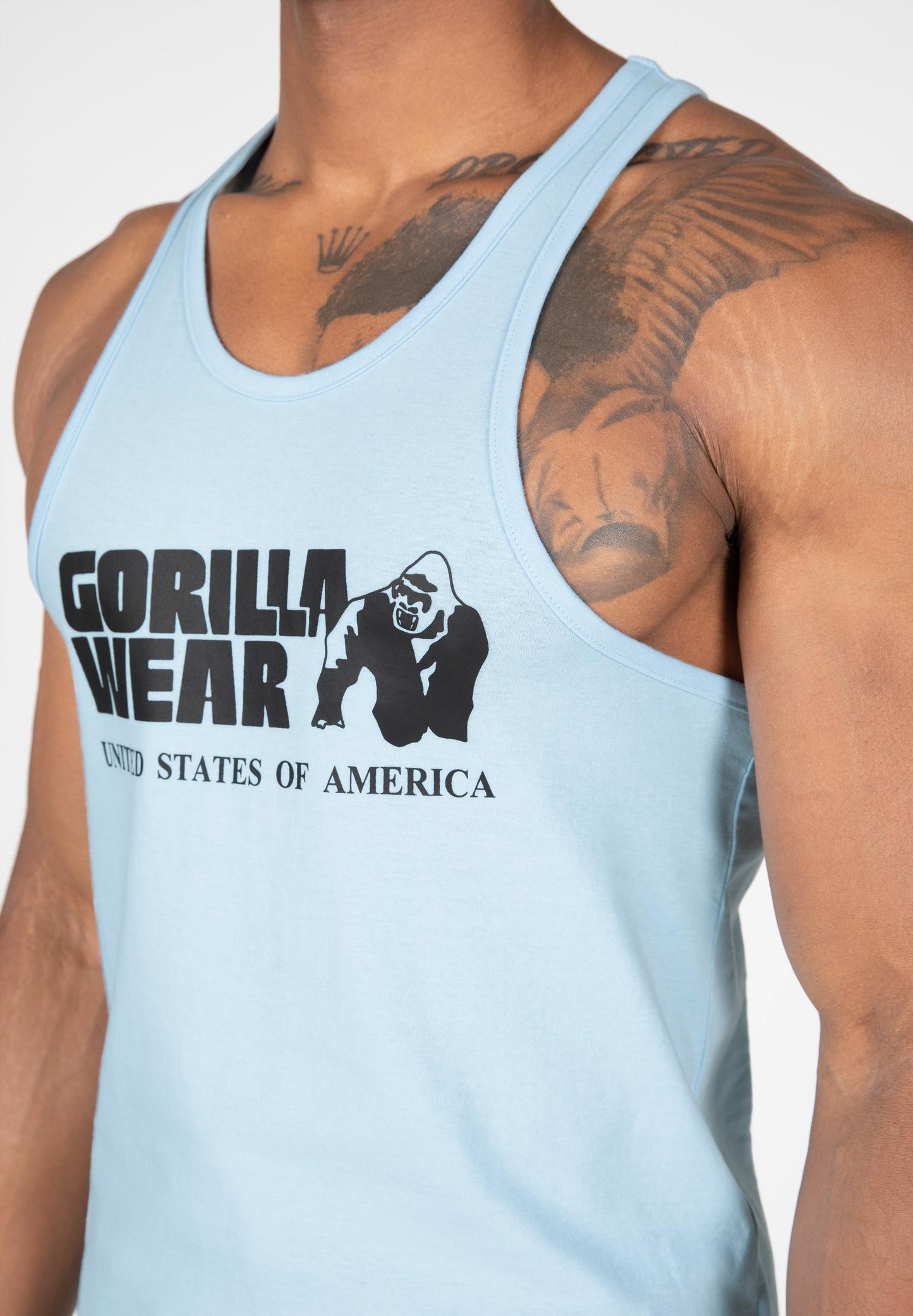 Gorilla Wear Classic linne, ljus blå