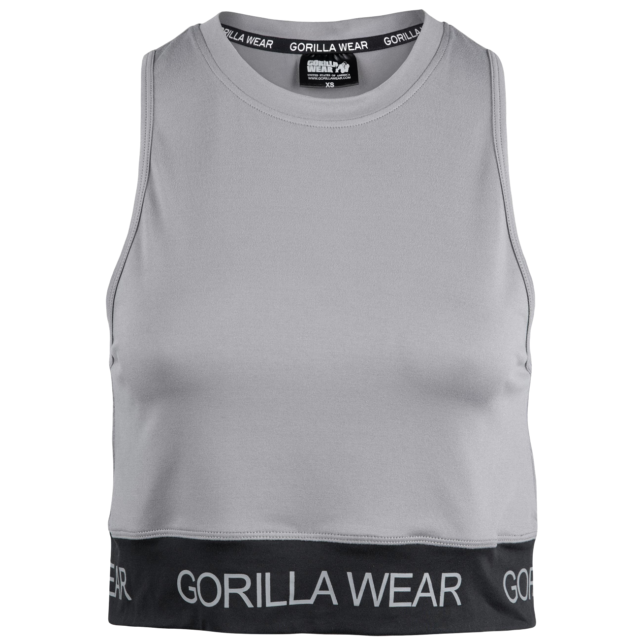 Gorilla Wear Colby Cropped Tank Top, grå