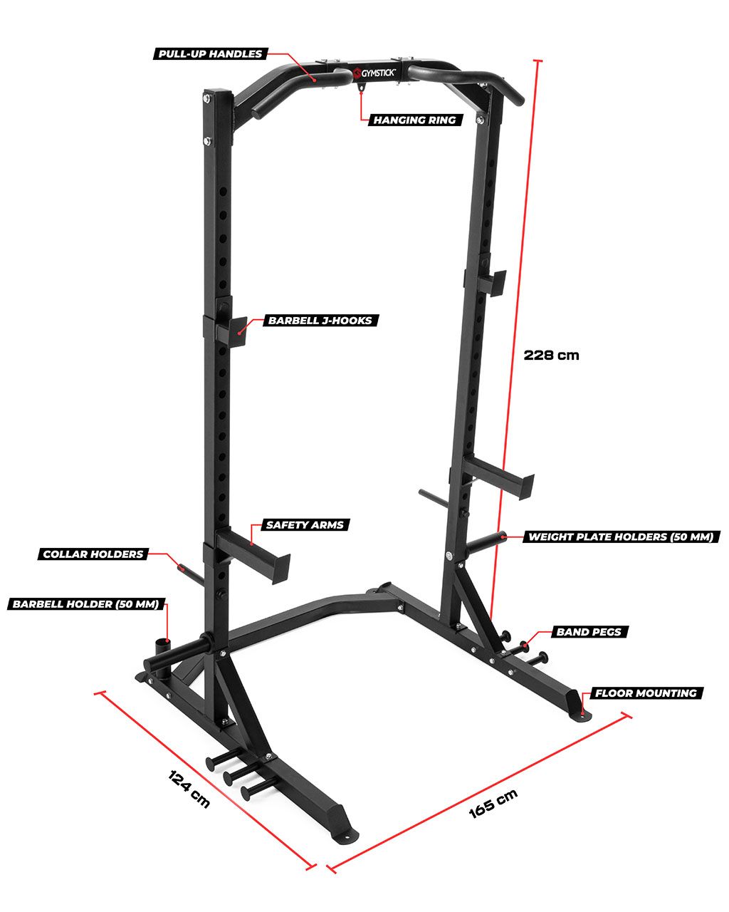 GYMSTICK Half-Power Rack