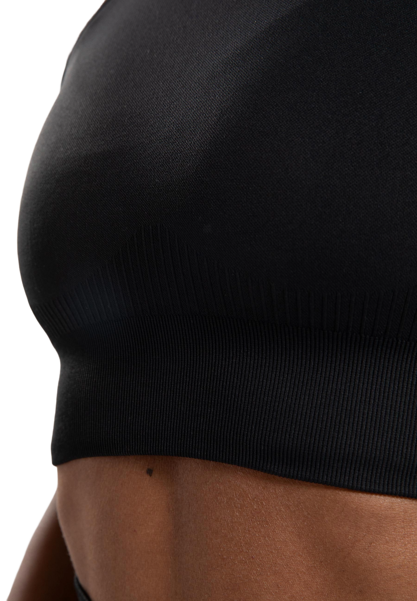 Gorilla Wear Olivia Seamless Crop Top, svart