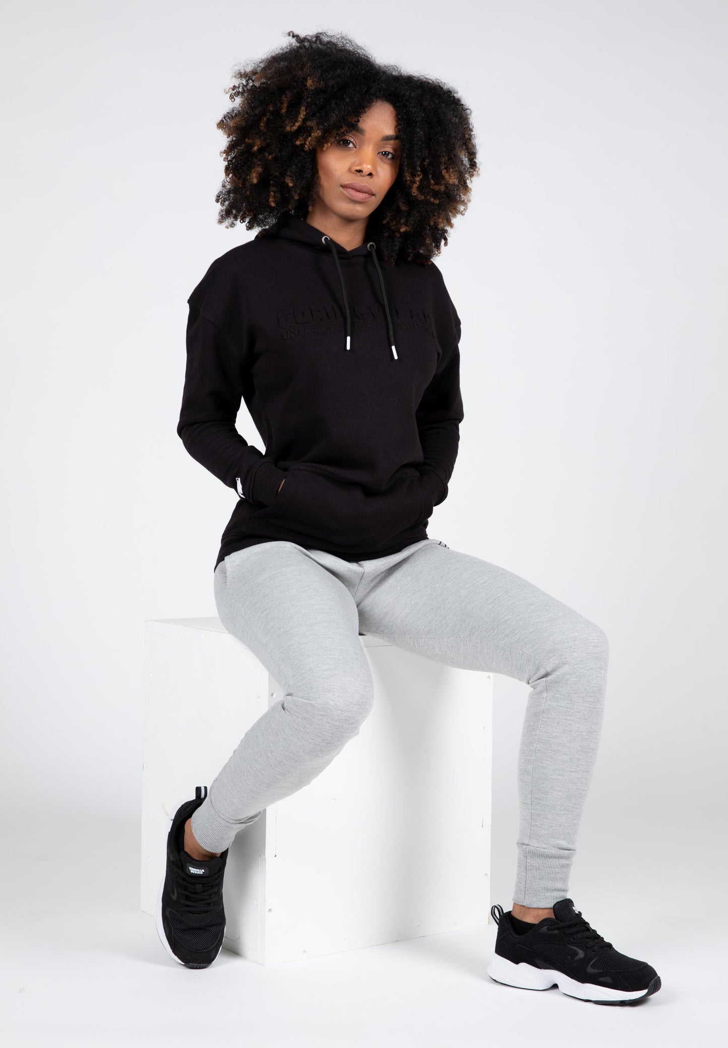 Gorilla Wear Crowley Oversized Women's Hoodie, svart