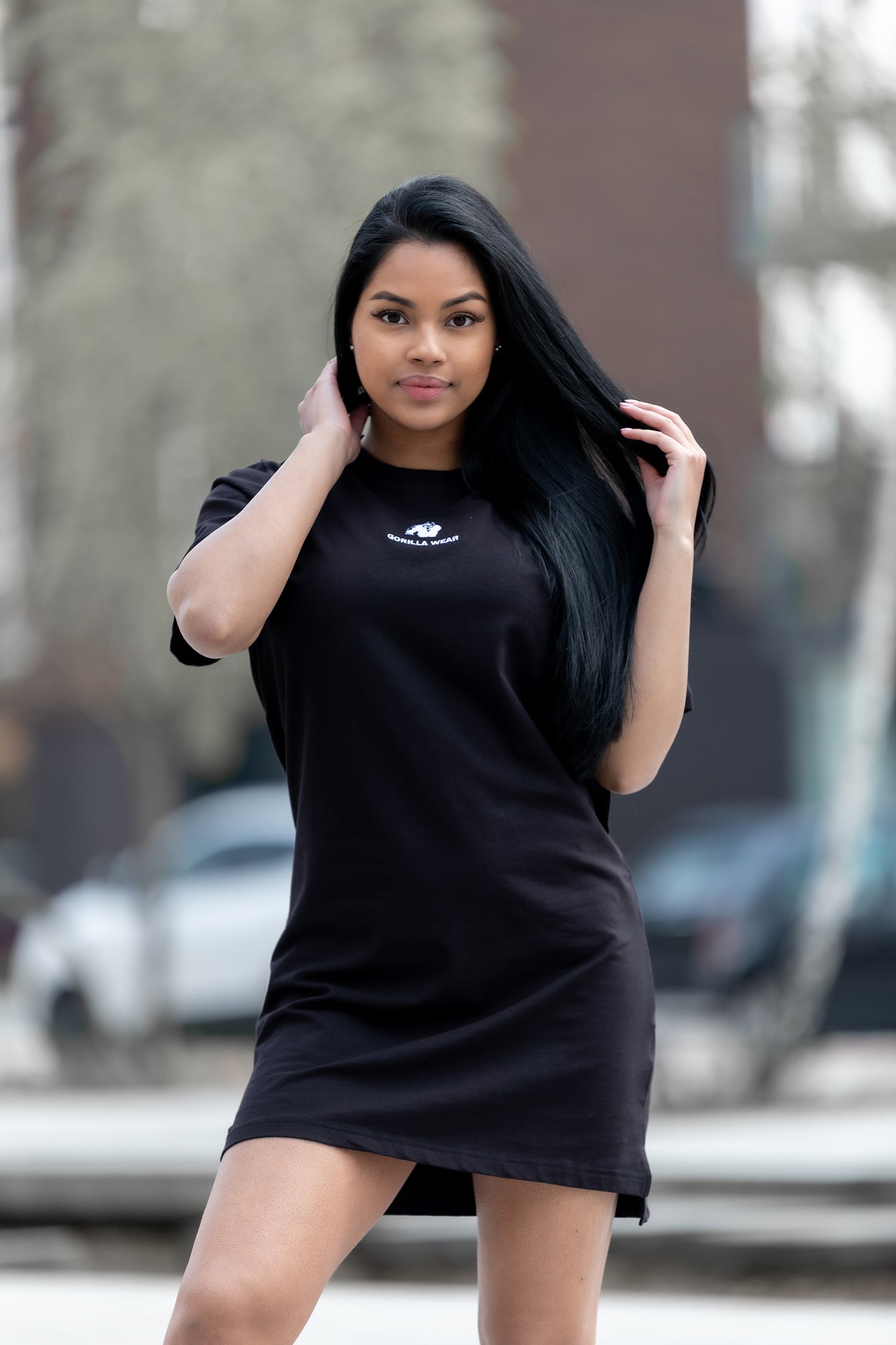 Gorilla Wear Neenah T-Shirt Dress, svart