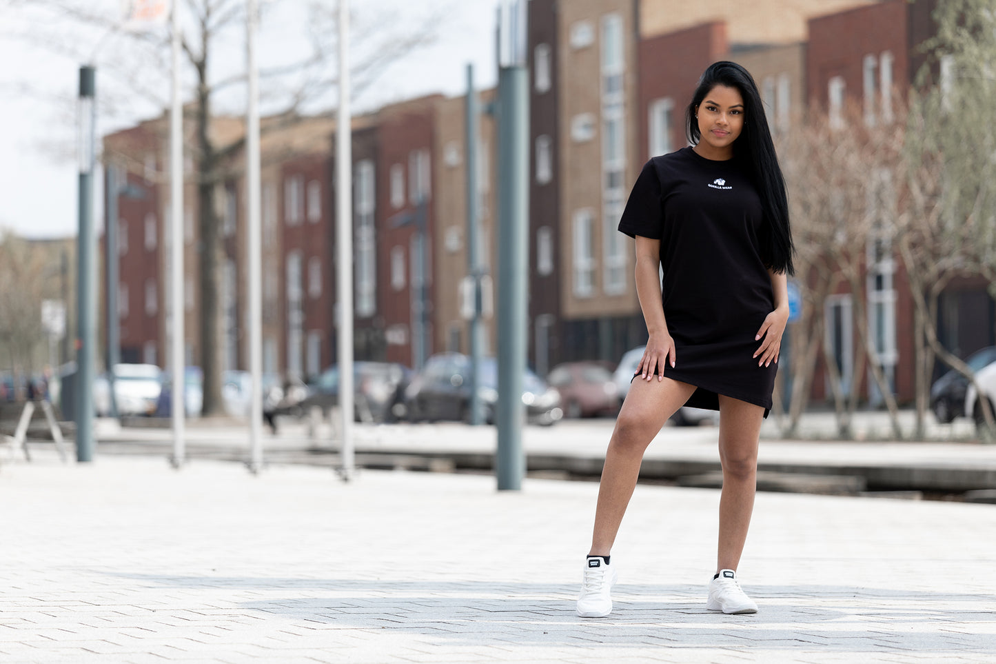 Gorilla Wear Neenah T-Shirt Dress, svart
