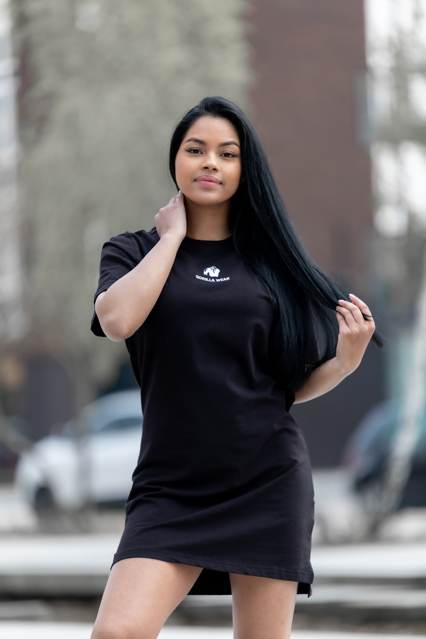 Gorilla Wear Neenah T-Shirt Dress, svart