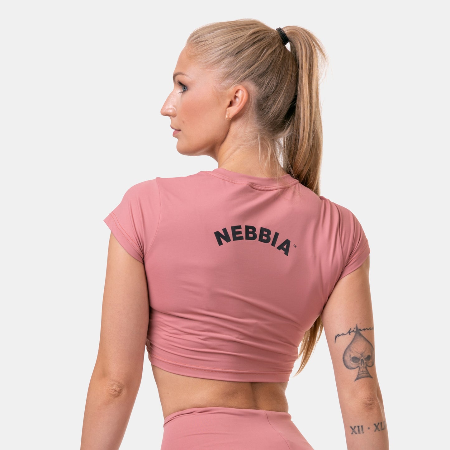 NEBBIA Sporty Crop Top, rosa