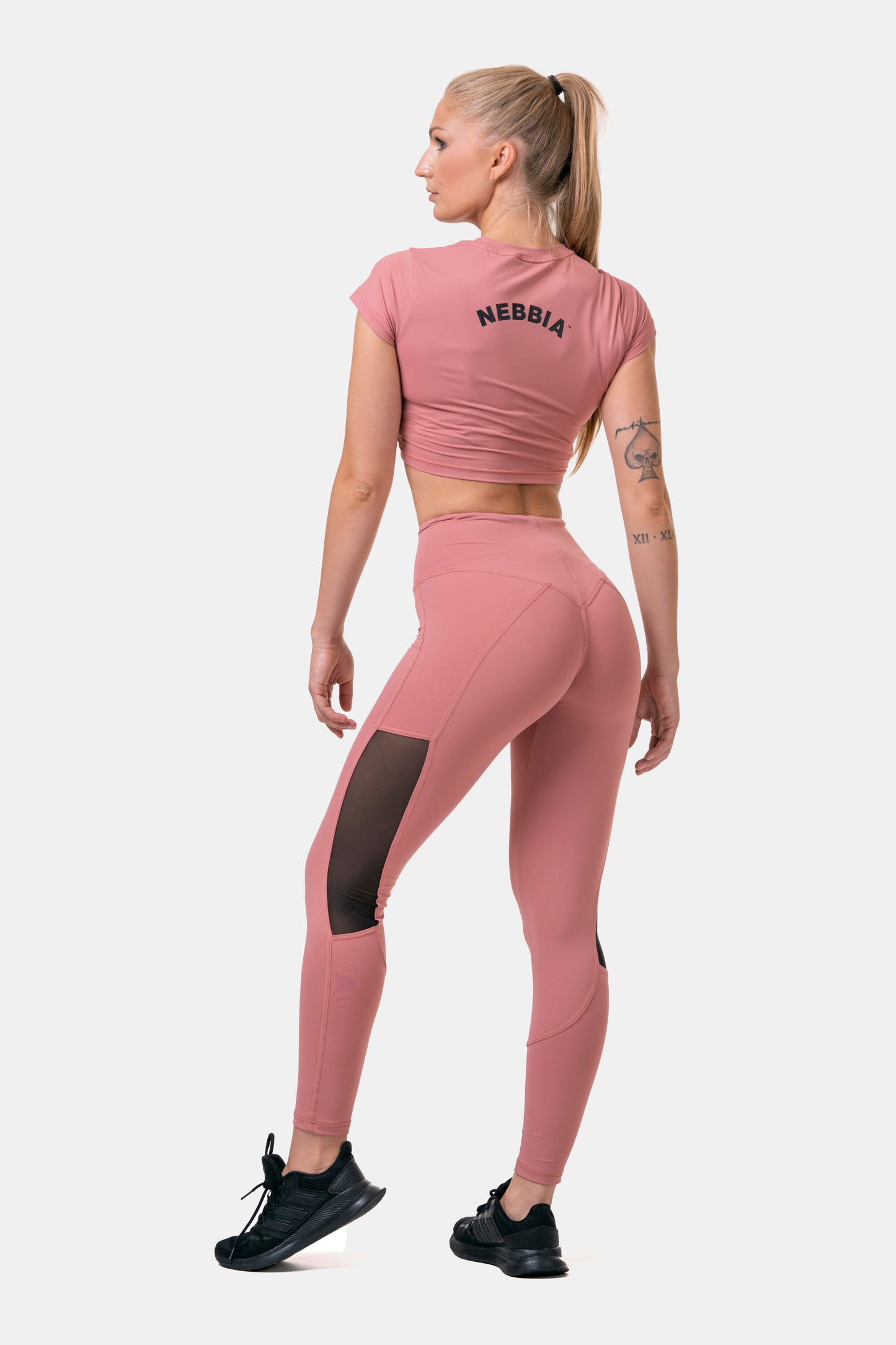 NEBBIA Sporty Crop Top, rosa