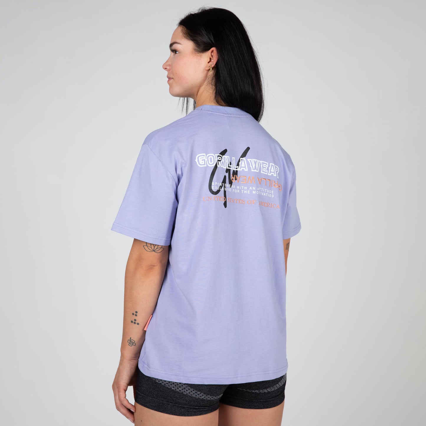 Gorilla Wear Medina Oversized T-Shirt, lilac