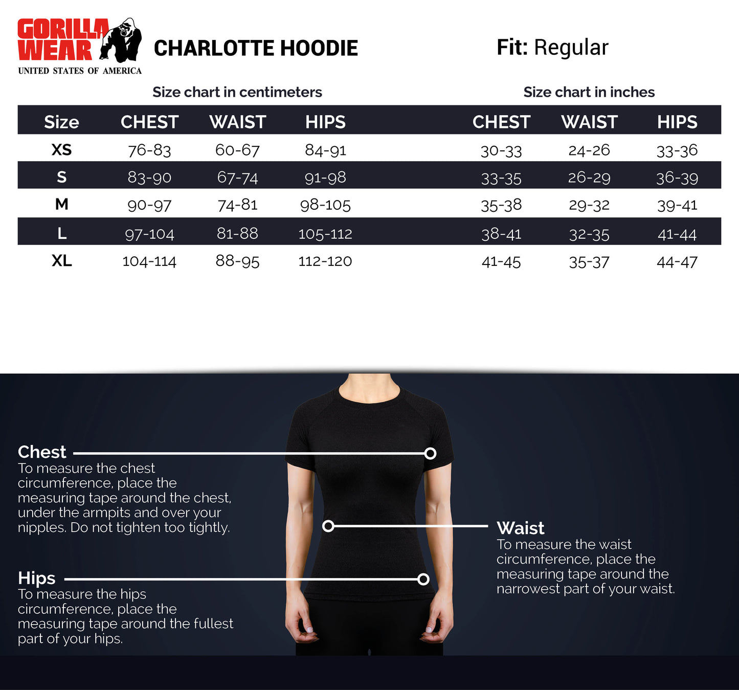 Gorilla Wear Charlotte Hoodie, lilac