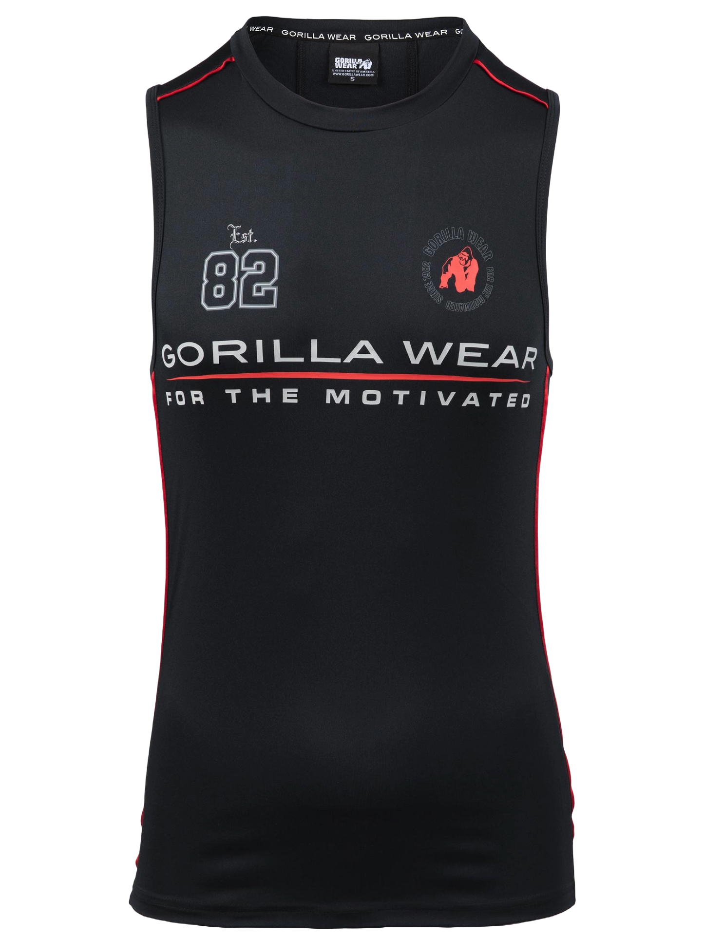 Gorilla Wear Broxton linne, svart