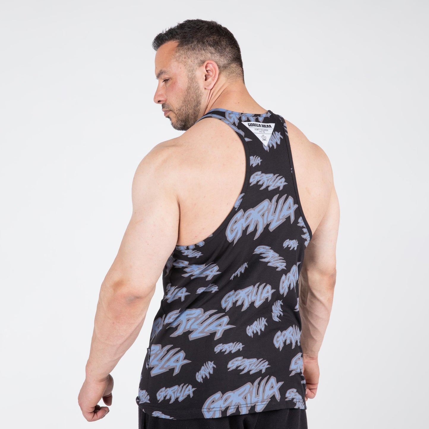 Gorilla Wear Legacy Tank Top, svart/blå