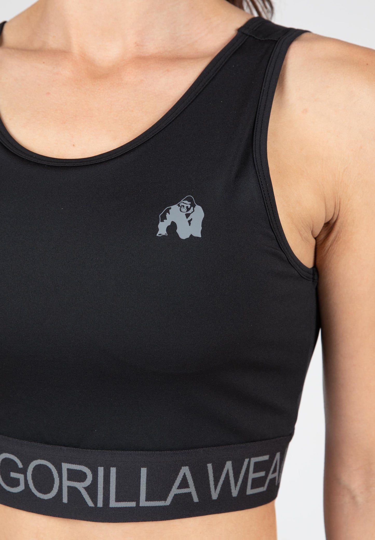 Gorilla Wear Osseo Crop Top, svart