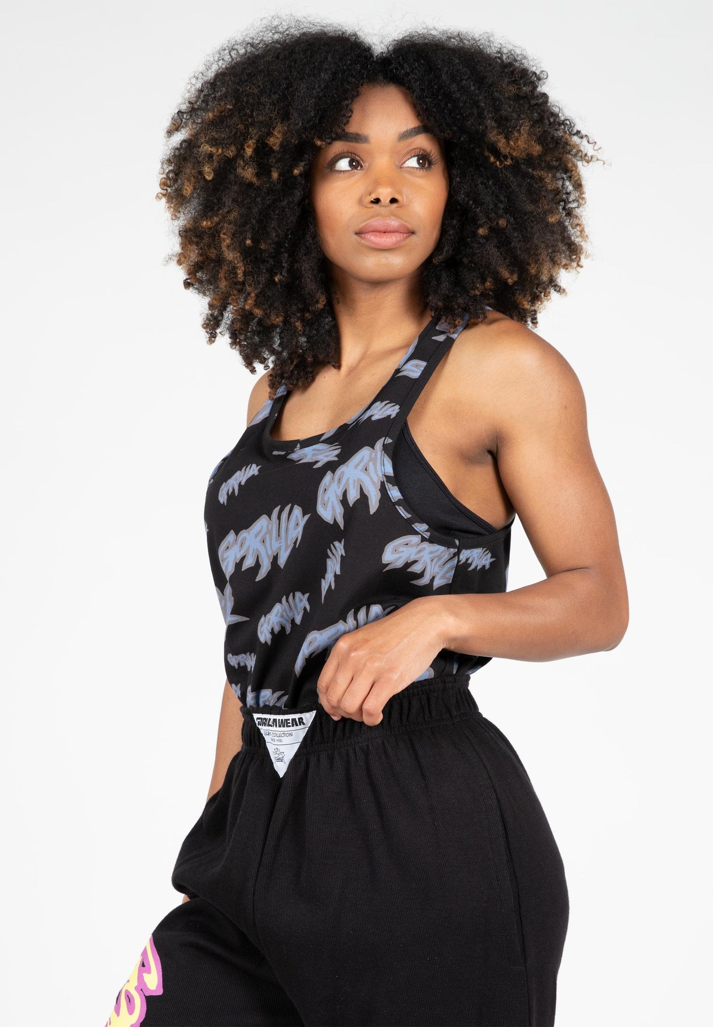 Gorilla Wear Legacy Tank Top, svart/blå