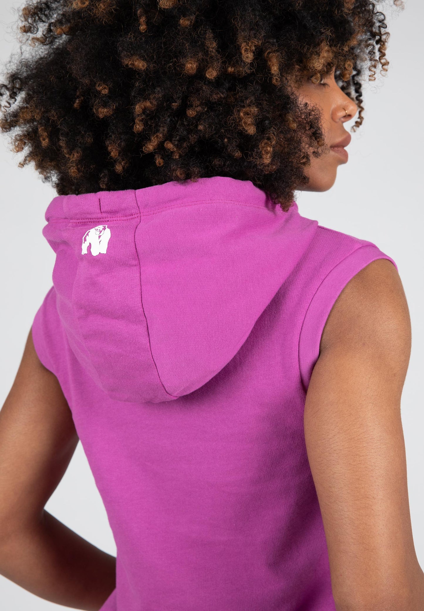 Gorilla Wear Virginia Sleeveless Hoodie, rosa