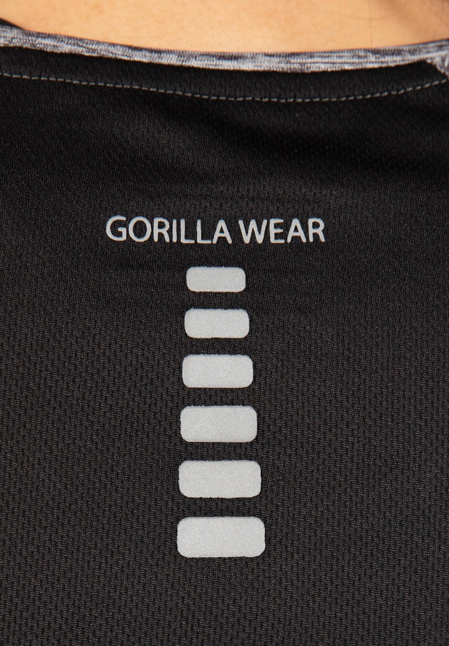 Gorilla Wear Monetta Performance T-Shirt, grå/svart