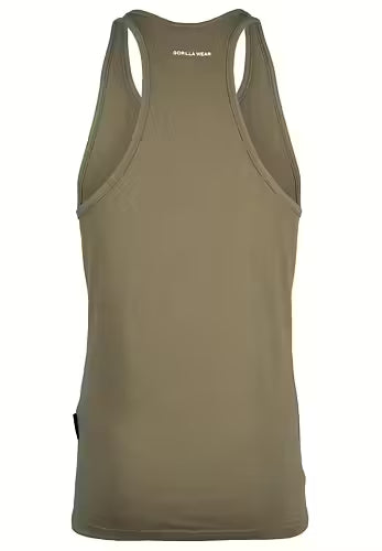Gorilla Wear Carter Stretch Tank Top, armégrön