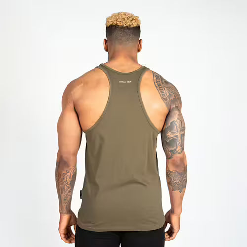 Gorilla Wear Carter Stretch Tank Top, armégrön