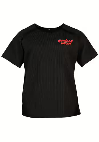 Gorilla Wear- Augustine Old School Work Out Top, svart/röd