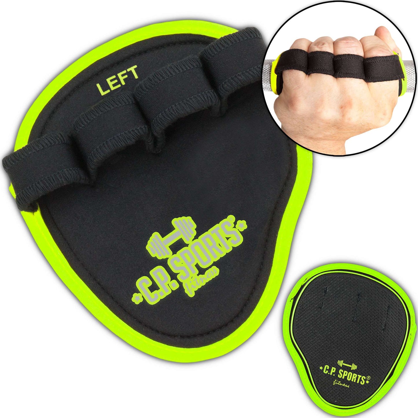 C.P. Sports: Power Grips Pro, svart/gul