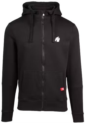 Gorilla Wear- Leon Zipped Hoodie, svart