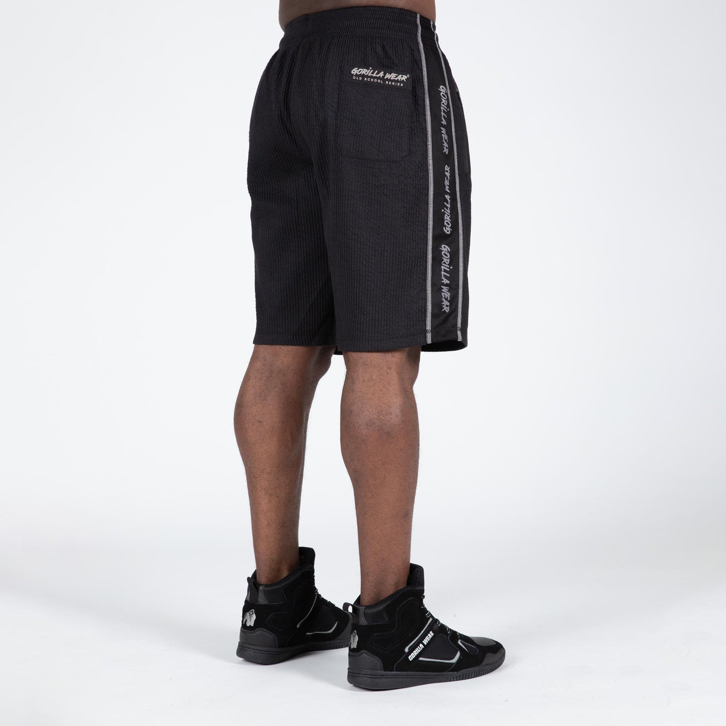 Gorilla Wear- Buffalo Old School Workout Shorts, svart/grå
