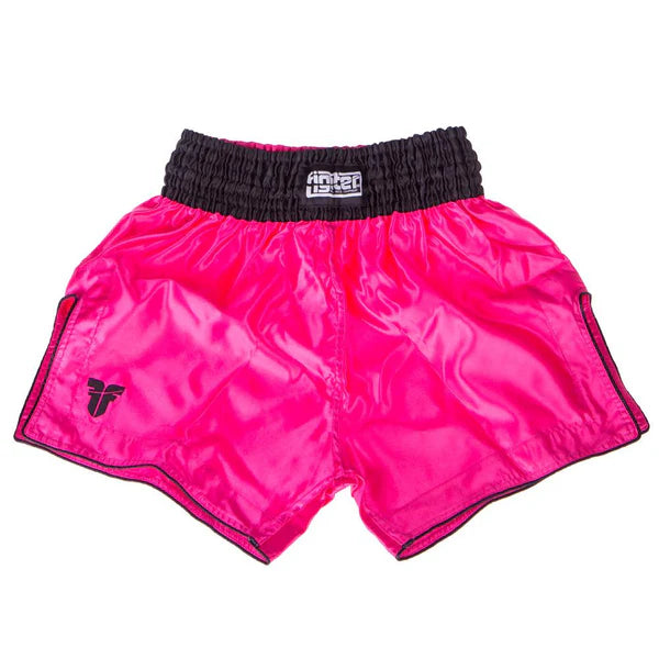 Fighter Thai-Trunks Bangkok Plain - rosa/svart