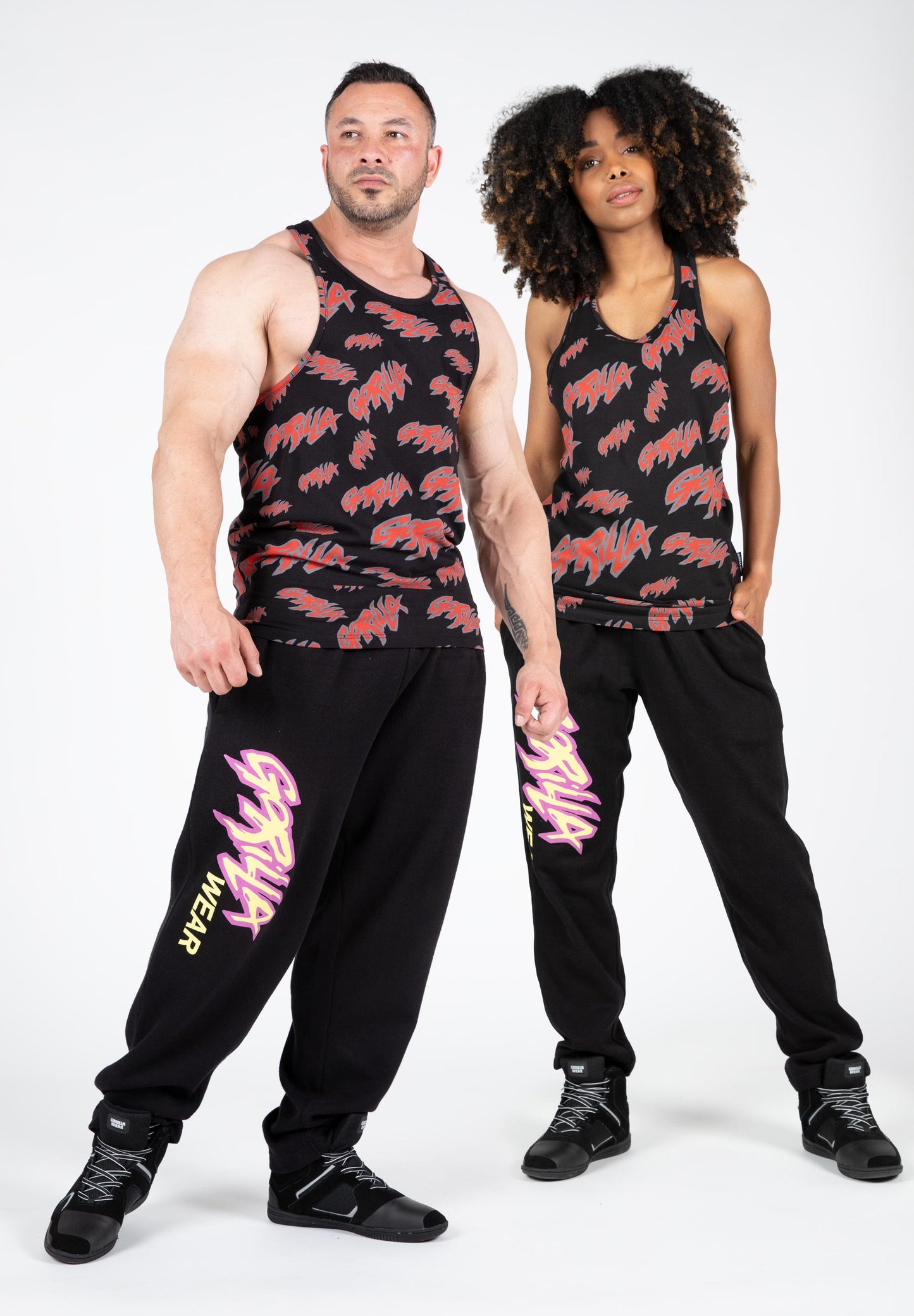 Gorilla Wear Legacy Tank Top, svart/röd