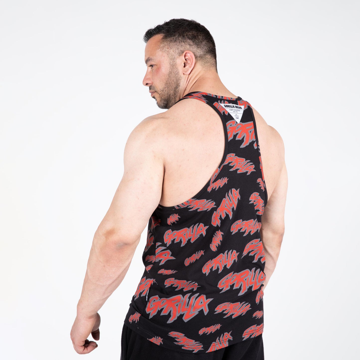 Gorilla Wear Legacy Tank Top, svart/röd