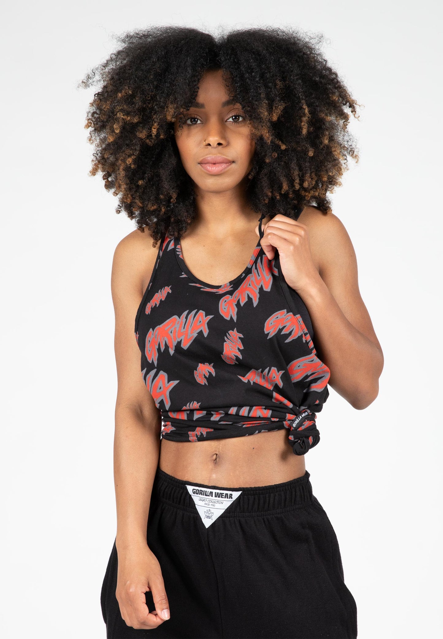 Gorilla Wear Legacy Tank Top, svart/röd