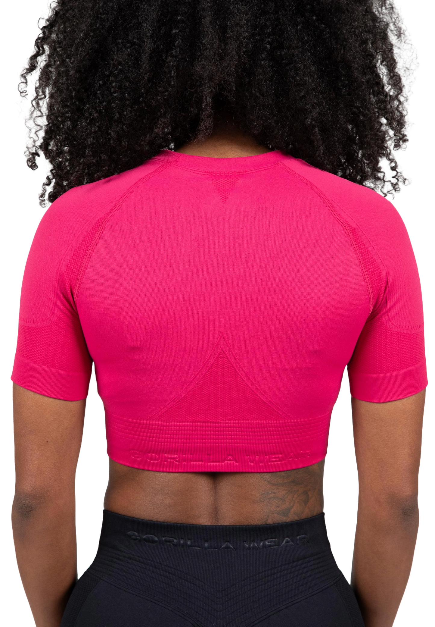 Gorilla Wear Whitney Seamless Crop Top, rosa