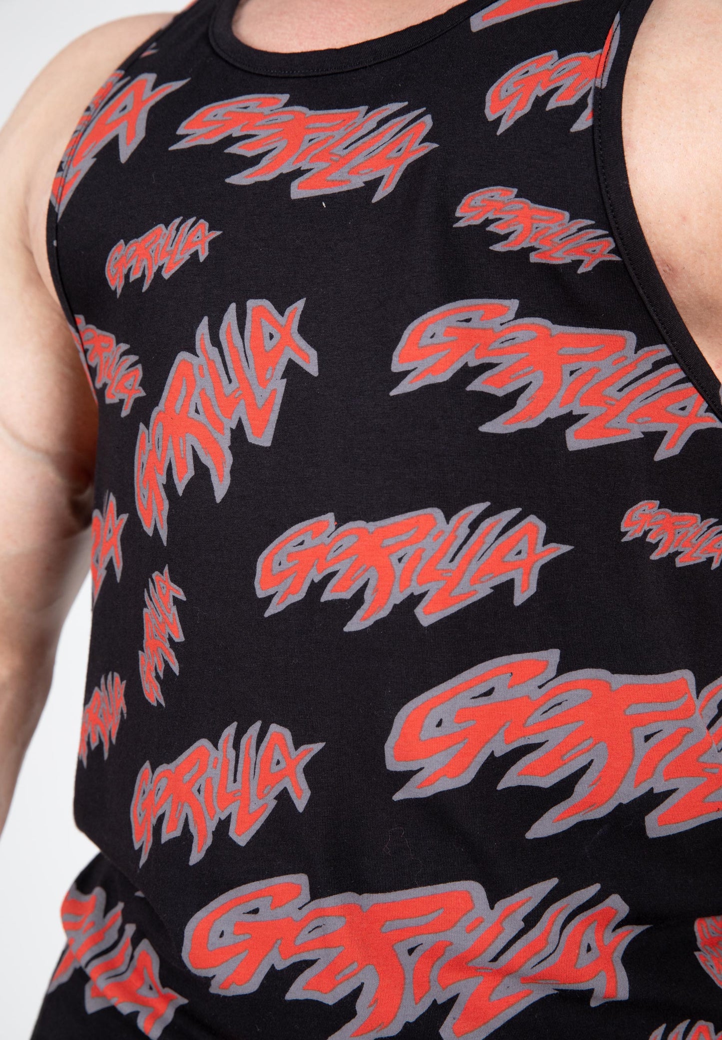 Gorilla Wear Legacy Tank Top, svart/röd