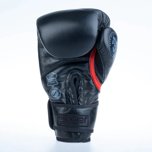 Fighter Boxing Gloves Pro - svarta, FBG-PRO-002