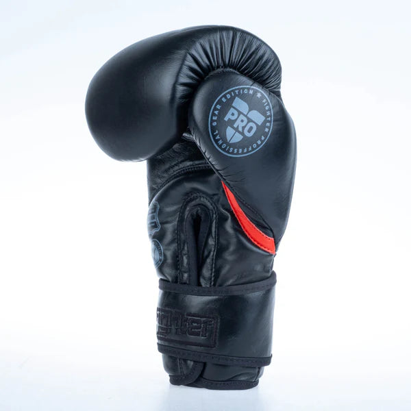 Fighter Boxing Gloves Pro - svarta, FBG-PRO-002