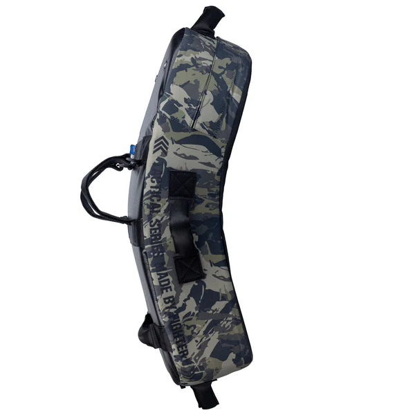 Fighter Kicking Shield - MULTI GRIP - Life is a Fight - bush camo jungle