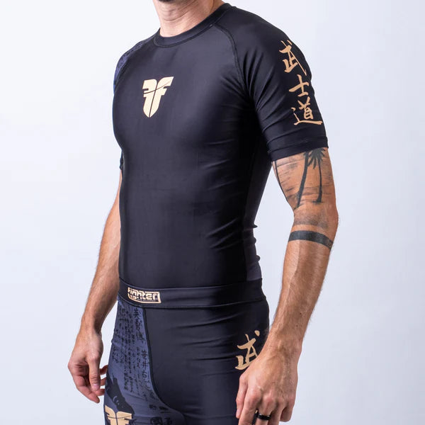 Fighter Rashguard Samurai med korta ärmar