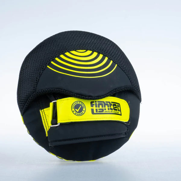 Fighter Round Shield Pro Small - svart/neon