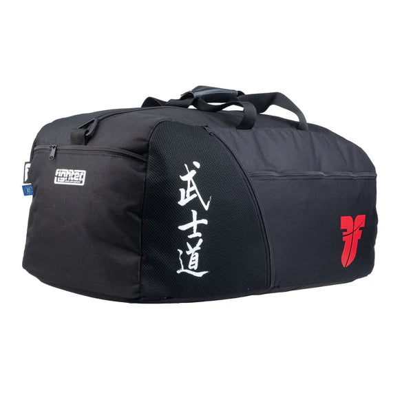 Fighter Sports Bag/Backpack Calligraphy - svart