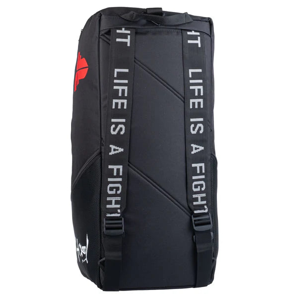 Fighter Sports Bag/Backpack Calligraphy - svart