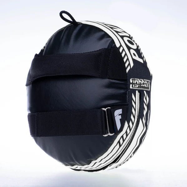 Fighter Round Shield Power Series - svart/vit