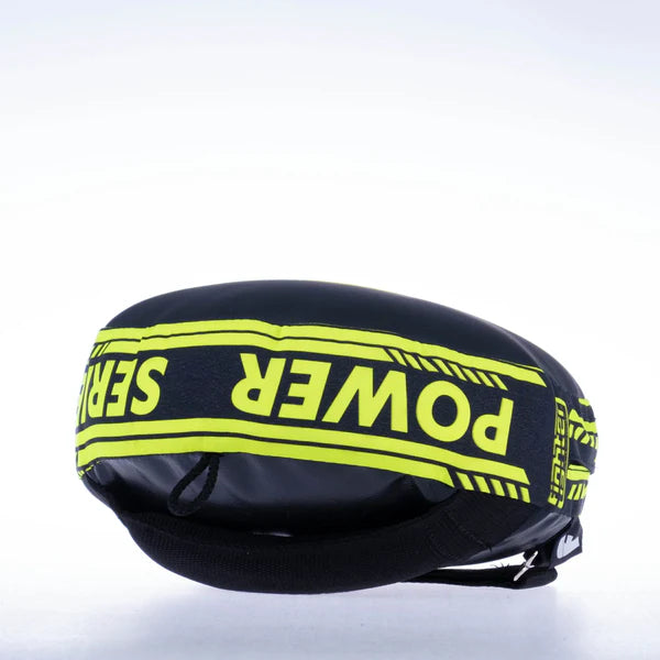 Fighter Round Shield Power Series - svart/gul