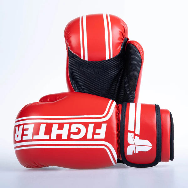 Fighter Open Gloves Randig SGP-utgåva - röd